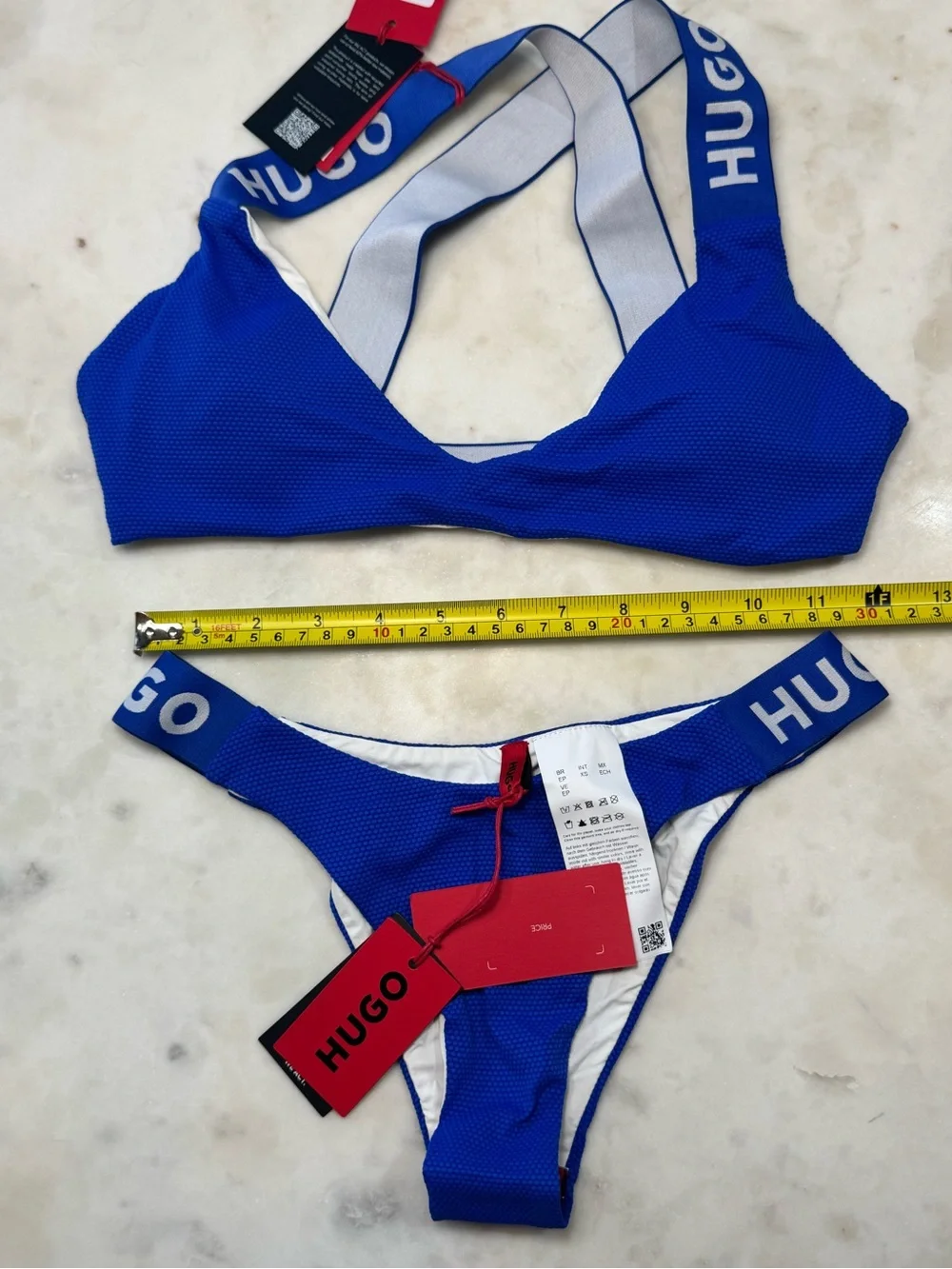 🫐🔹HUGO‎ Electric Blue Scoop Bikini Set Sporty🔹🫐